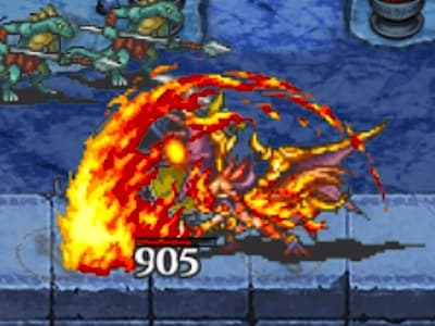 ファフニールの火竜のイグニスのドット絵