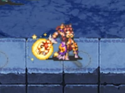メイジアーマーの南瓜魔導鎧兵エーリカのドット絵