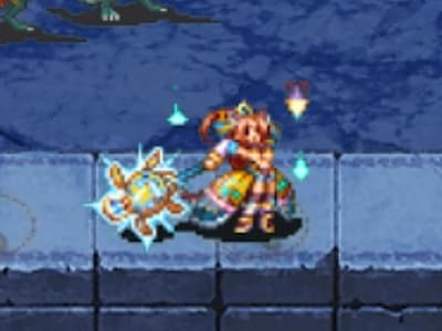 極魔導鎧帝の南瓜魔導鎧兵エーリカのドット絵