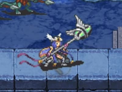 ディバインアーマーの帝国神官戦士ルチアのドット絵
