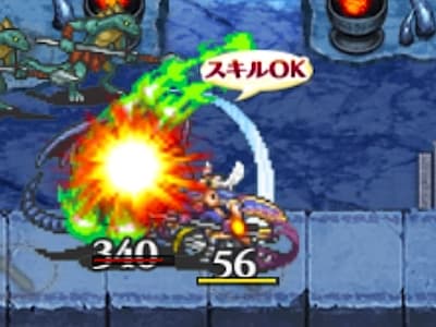 ディバインアーマーの帝国神官戦士ルチアのドット絵