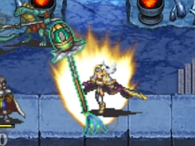 ディバインロードの帝国神官戦士ルチアのドット絵