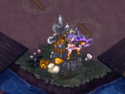 エルダーマーチャントの武器商人エイミーのドット絵