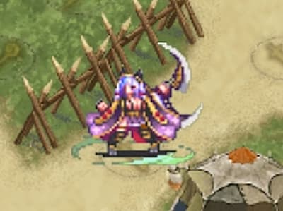 鬼刃忍頭の鬼刃忍タチバナのドット絵