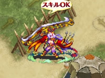 鬼姫近衛忍の鬼刃忍タチバナのドット絵