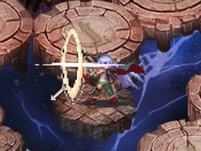 ヴァンパイアハンターの凶鳥の射手ヒューナのドット絵