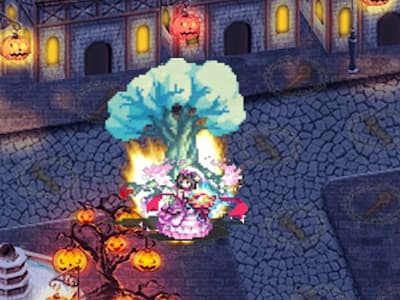 サモナーの花嫁姿の召喚士ファルネのドット絵