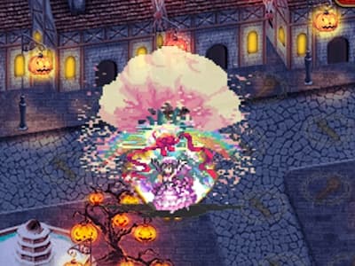 サモナーの花嫁姿の召喚士ファルネのドット絵