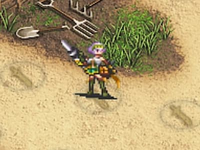 サッパーチーフの技工兵マインのドット絵