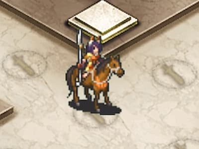 ワルキューレの見習い騎兵ミーシャのドット絵