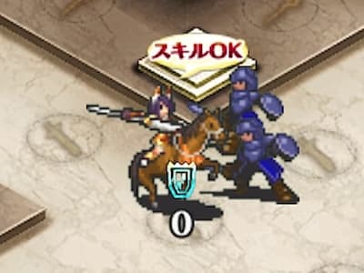 ワルキューレの見習い騎兵ミーシャのドット絵
