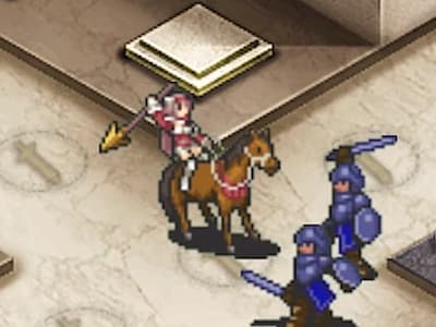 ワルキューレの槍騎兵エレインのドット絵