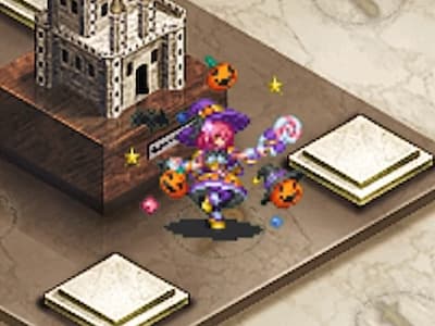 アークメイジのお菓子魔術師キャンディのドット絵
