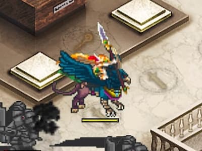 グリフィンナイトの鷲獅騎兵クゥイルのドット絵