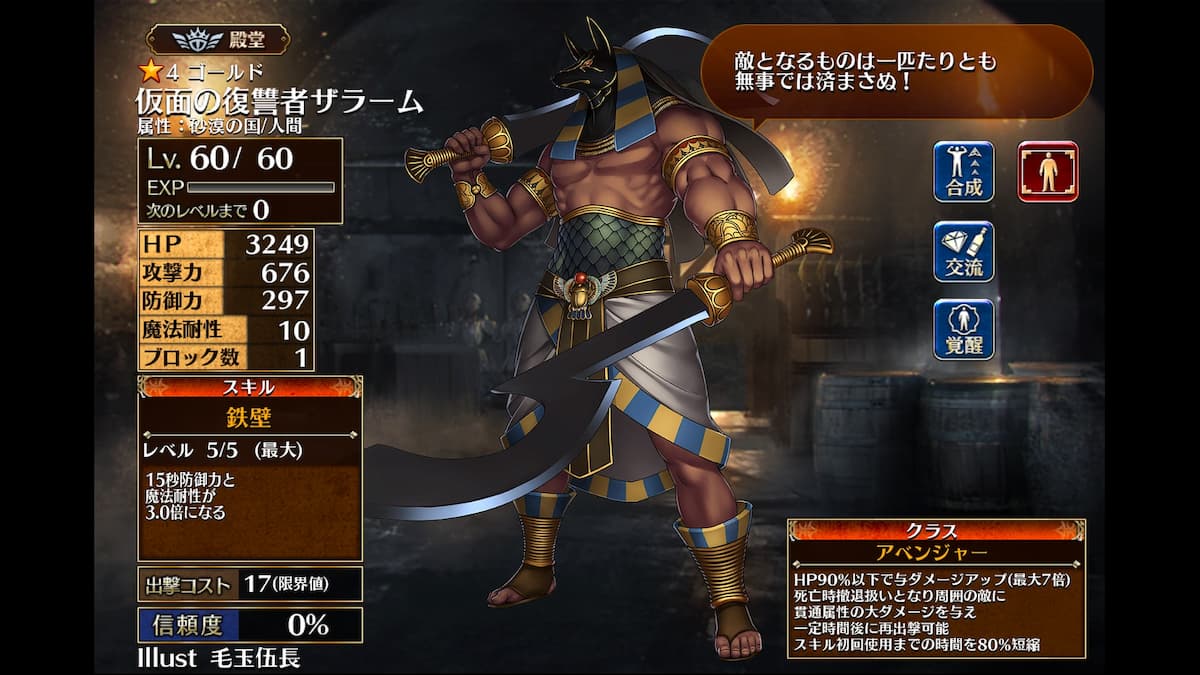 アベンジャーの仮面の復讐者ザラーム