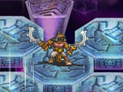 デスアベンジャーの仮面の復讐者ザラームのドット絵