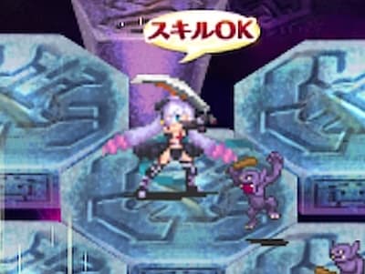 アベンジャーの蒼紅の復讐者レティシアのドット絵