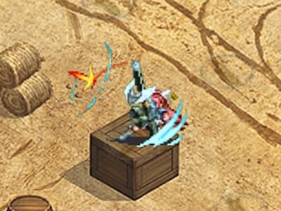 モンスタースレイヤーの滅蟲の狙撃手エイルの配置ドット絵
