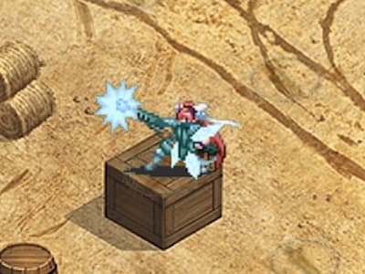 モンスターバスターの滅蟲の狙撃手エイルの配置ドット絵