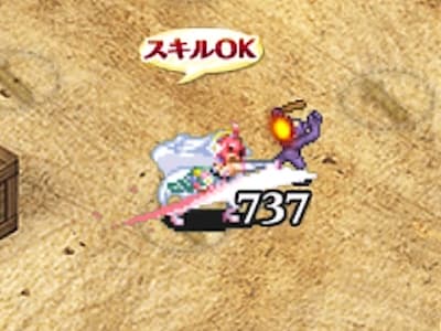 ローグの赤き盗賊花嫁ベルナの配置ドット絵