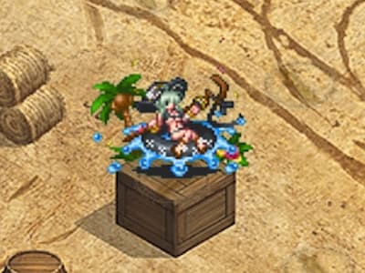 アークメイジの炎夏の魔術師マーヤの配置ドット絵