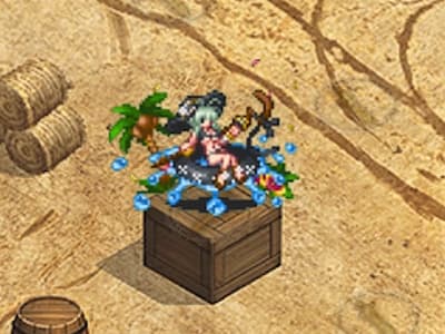 メイガスアデプトの炎夏の魔術師マーヤの配置ドット絵