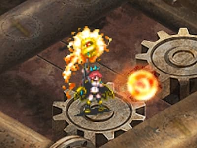 アークメイジの紅の魔術師フローガの配置ドット絵