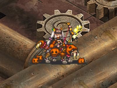 ボウライダーエリートの仮装の弓騎兵ルナールの配置ドット絵
