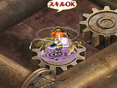 ジオマンサーの大地を紡ぐ者サナラ（プラチナ）の配置ドット絵