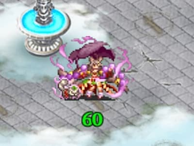 八百八狸大首領の妖狸スズネの配置ドット絵