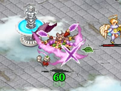 八百八狸大首領の妖狸スズネの配置ドット絵