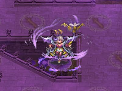 デモンサモナーの迷子の悪魔召喚士アイラの配置ドット絵