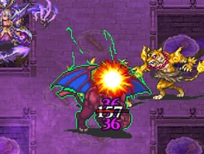 デモンマスターの迷子の悪魔召喚士アイラのデーモントークンの配置ドット絵