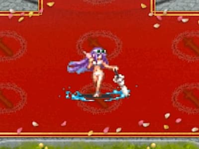 武人軍師の魅惑の夏元帥レオラの配置ドット絵