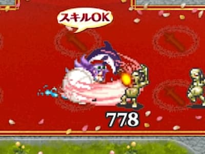 武人軍師の魅惑の夏元帥レオラの配置ドット絵