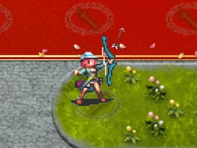 レンジャーの真夏のいざないローザの配置ドット絵