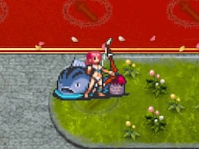 マスターレンジャーの真夏のいざないローザの配置ドット絵