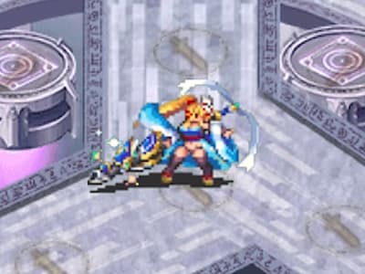 ギガキャノンアーマーの夜祭の重装砲兵レギーナの配置ドット絵