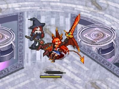 ソルジャーエリートの紅蓮の兵士長ノーマの配置ドット絵