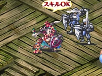 ダークファイターの光と闇の聖夜ヘイオスの配置中ドット絵