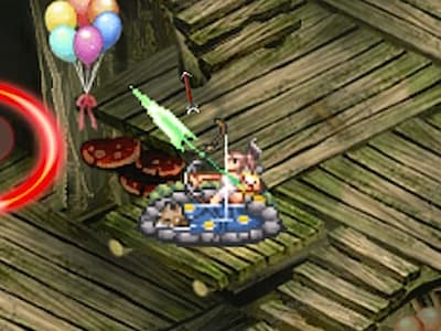 アルテミスの弓兵の湯浴みソーマの配置中ドット絵