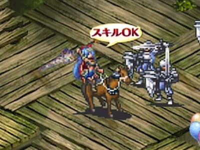 ワルキューレの天槍騎士団スルーズの配置中ドット絵