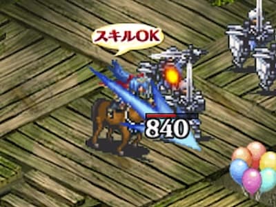 ワルキューレの天槍騎士団スルーズの配置中ドット絵