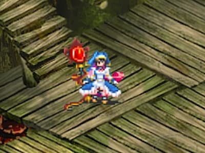 ディバインアーマーの内緒の告白エレットの配置中ドット絵