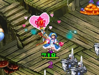 ディバインアーマーの内緒の告白エレットの配置中ドット絵