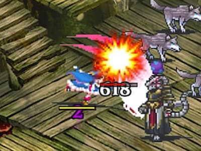 ディバインアーマーの内緒の告白エレットの配置中ドット絵