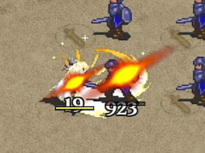 テンプルプリセプターの背教の騎士アレクシアの配置中ドット絵