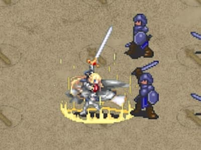 遍歴の聖騎士の背教の騎士アレクシアの配置中ドット絵