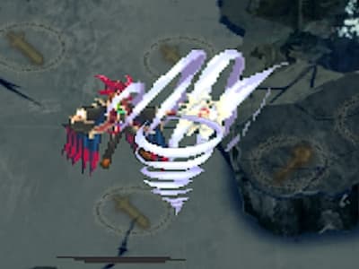 天狗の仮面の天狗教師グレンの配置中ドット絵