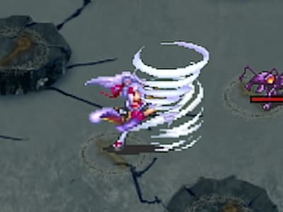 疾風かまいたちのかまいたち紫苑姉妹の疾風かまいたちスルガトークンの配置中ドット絵